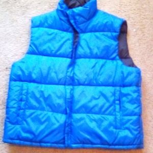 Men Puffer Wind Light Reverse Coat Vest Casual Wear Size XL